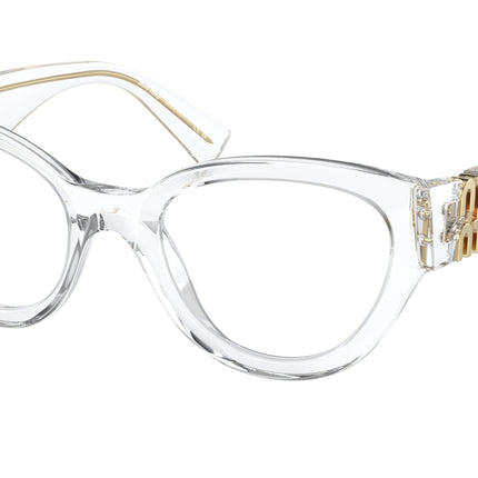 Miu Miu MU01VV Phantos Eyeglasses  2AZ1O1-Clear 52-135-21 - Color Map Transparent