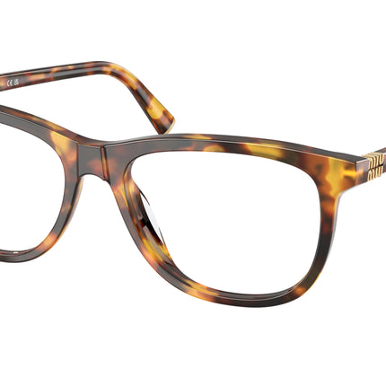 Miu Miu MU01WV Phantos Eyeglasses  14L1O1-Honey Havana 54-140-17 - Color Map Tortoise
