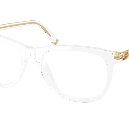 Miu Miu MU01WV Phantos Eyeglasses  15Z1O1-Transparent 54-140-17 - Color Map Transparent