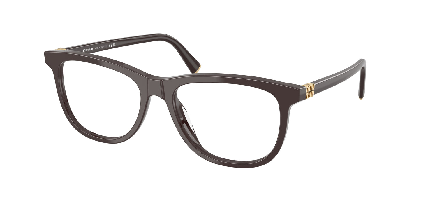 Miu Miu MU01WV Phantos Eyeglasses  22C1O1-Moka 54-140-17 - Color Map Brown