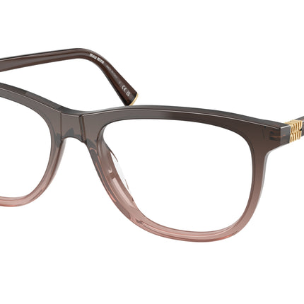 Miu Miu MU01WV Phantos Eyeglasses  25C1O1-Bordeaux Gradient 54-140-17 - Color Map Red