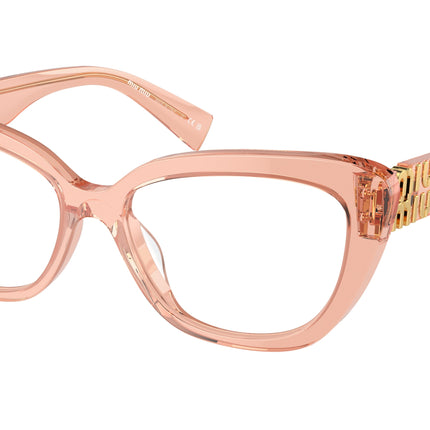 Miu Miu MU05VV Cat Eye Eyeglasses  13T1O1- 55-140-16 - Color Map Pink