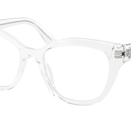 Miu Miu MU05XV Square Eyeglasses  15Z1O1-Trasparent 54-140-19 - Color Map Transparent