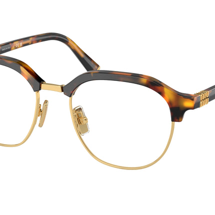 Miu Miu MU10XV Phantos Eyeglasses  VAU1O1-Honey Havana 50-140-18 - Color Map Tortoise