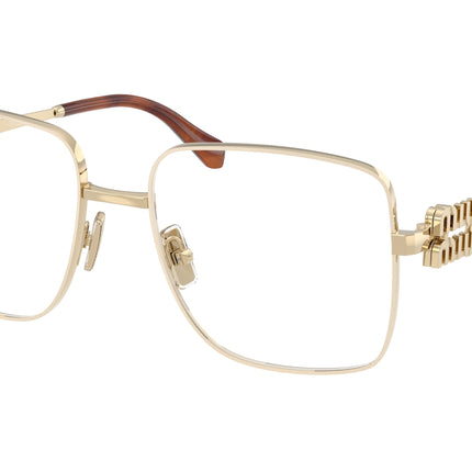 Miu Miu MU51XV Square Eyeglasses  14M1O1-Beige 54-135-17 - Color Map Beige