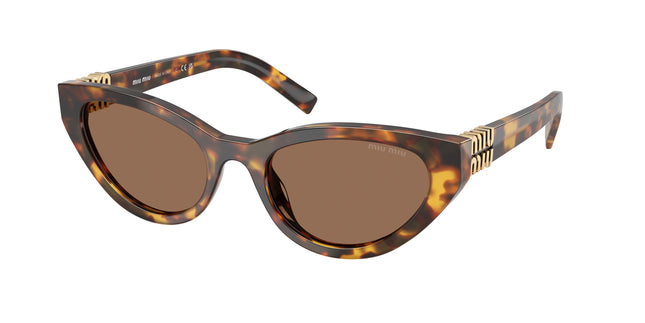 Miu Miu MUA04S Butterfly Sunglasses  14L60M-Havana Honey 54-140-20 - Color Map Tortoise