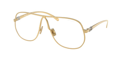 Miu Miu MUA56S Pilot Sunglasses  5AK08N-Gold 65-140-2 - Color Map Gold