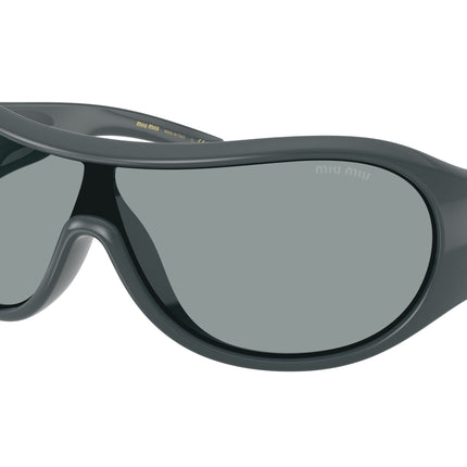 Miu Miu MUB14SU Irregular Sunglasses  25N70M-Grey 0-125-133 - Color Map Grey