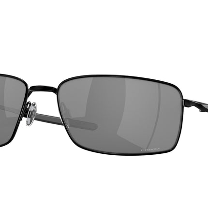 Oakley SQUARE WIRE OO4075 Rectangle Sunglasses  407513-Polished Black 60-123-17 - Color Map Black