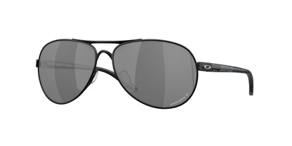 Oakley FEEDBACK OO4079 Round Sunglasses  407934-Polished Black 59-135-13 - Color Map Black