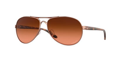 Oakley FEEDBACK OO4079 Round Sunglasses  407946-Rose Gold 59-135-13 - Color Map Gold