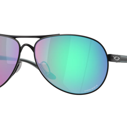 Oakley FEEDBACK OO4079 Round Sunglasses  407953-Satin Black 59-135-13 - Color Map Black