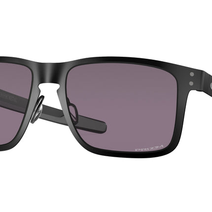 Oakley HOLBROOK METAL OO4123 Square Sunglasses  412311-Matte Black 55-132-18 - Color Map Black