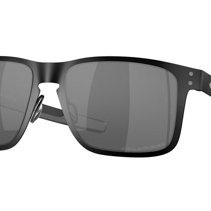 Oakley HOLBROOK METAL OO4123 Square Sunglasses  412317-Matte Black 55-132-18 - Color Map Black