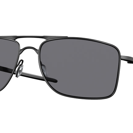 Oakley GAUGE 8 OO4124 Rectangle Sunglasses  412401-Matte Black 62-136-17 - Color Map Black