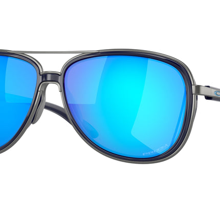 Oakley SPLIT TIME OO4129 Round Sunglasses  412907-Navy 58-133-13 - Color Map Blue