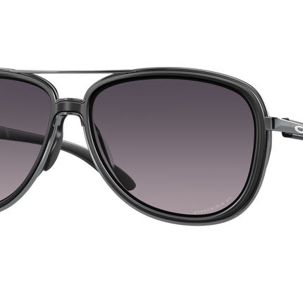 Oakley SPLIT TIME OO4129 Round Sunglasses  412917-Velvet Black 58-133-13 - Color Map Black