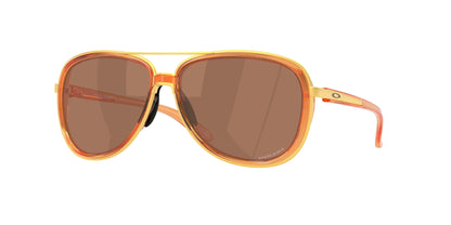 Oakley SPLIT TIME OO4129 Round Sunglasses  412928-Transparent Ginger 58-133-13 - Color Map Orange