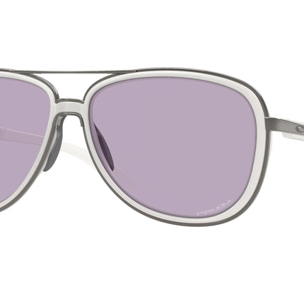 Oakley SPLIT TIME OO4129 Round Sunglasses  412929-Matte Vapor 58-133-13 - Color Map White