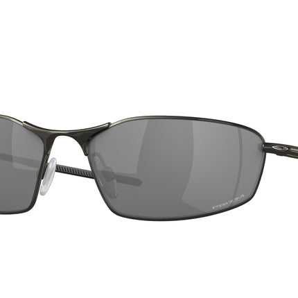 Oakley WHISKER OO4141 Oval Sunglasses  414101-Carbon 60-130-16 - Color Map Black