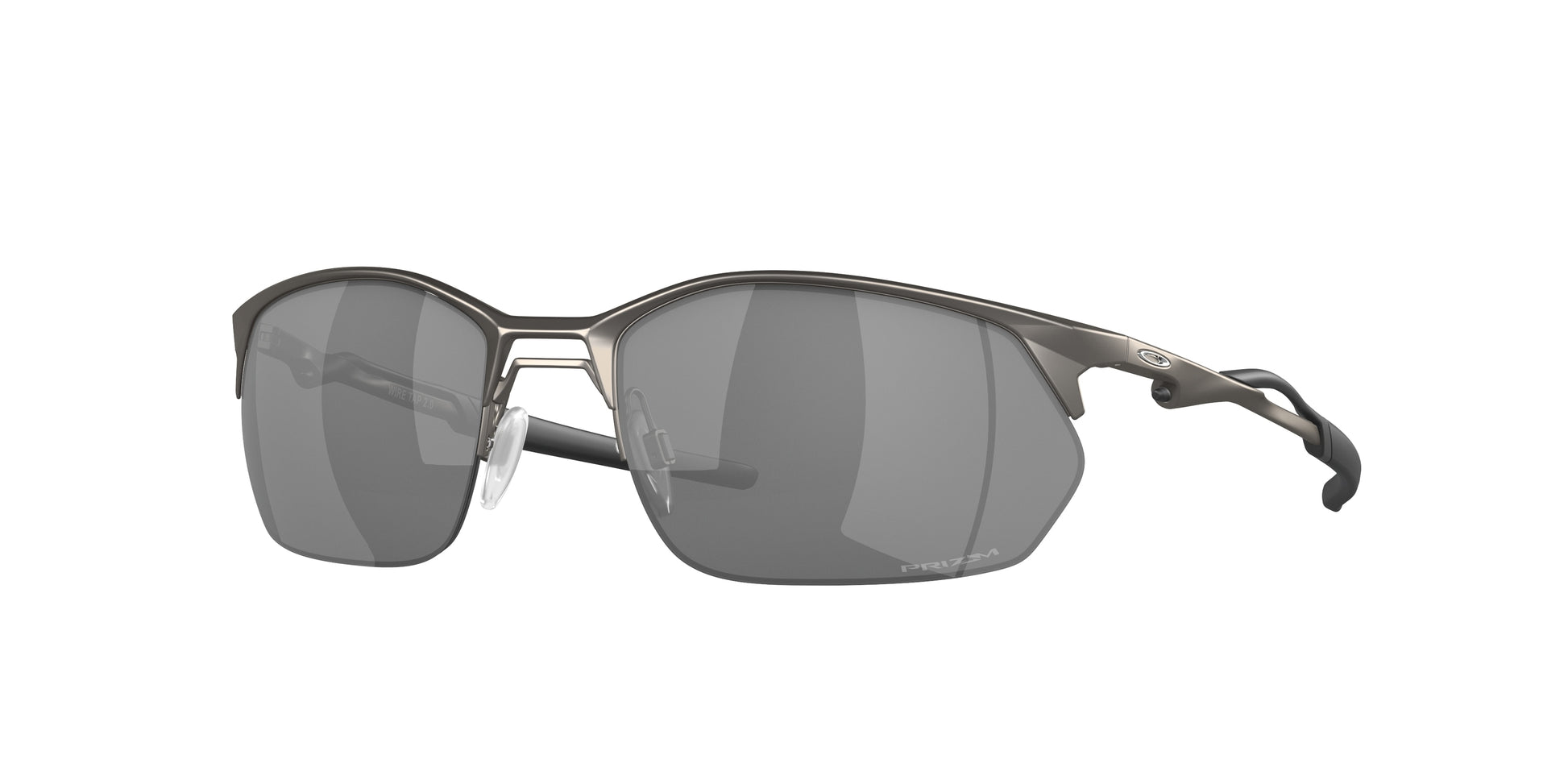 Oakley WIRE TAP 2.0 OO4145 Rectangle Sunglasses  414502-Matte Gunmetal 60-136-19 - Color Map Grey