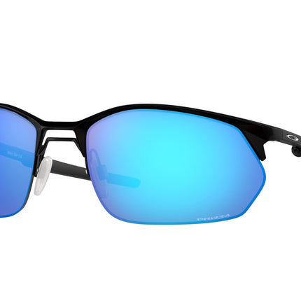 Oakley WIRE TAP 2.0 OO4145 Rectangle Sunglasses  414504-Satin Black 60-136-19 - Color Map Black