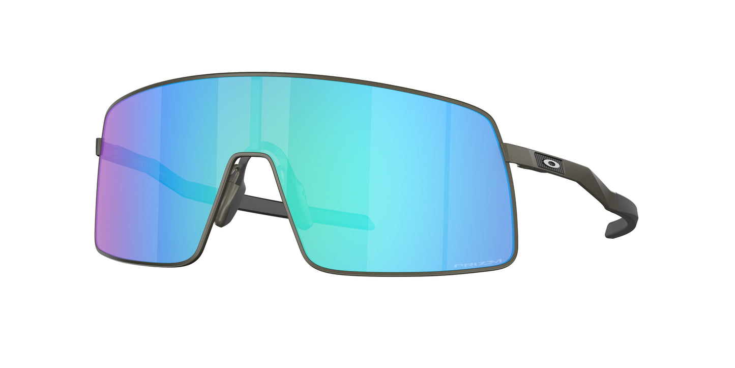 Oakley SUTRO TI OO6013 Shield Sunglasses  601304-Satin Lead 36-141-134 - Color Map Grey
