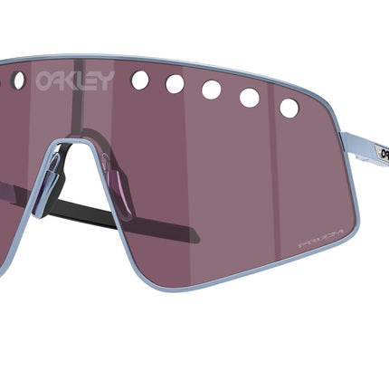 Oakley SUTRO TI SWEEP OO6025 Rectangle Sunglasses  602504-Polished Stonewash 38-141-138 - Color Map Blue