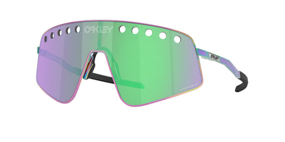 Oakley SUTRO TI SWEEP OO6025 Rectangle Sunglasses  602505-Polished Oil Slick 38-141-138 - Color Map Multicolor