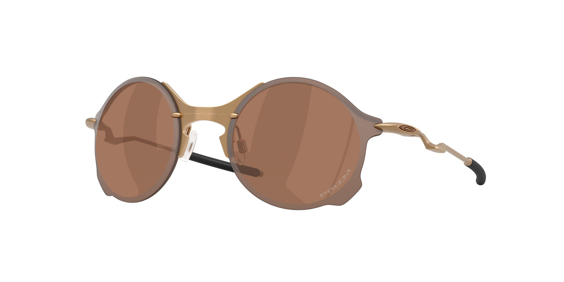 Oakley TAILEND TI OO6026 Round Sunglasses  602604-Oil Slick 56-121-19 - Color Map Gold