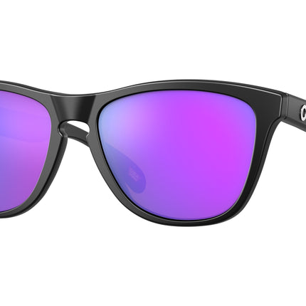 Oakley FROGSKINS OO9013 Square Sunglasses  9013H6-Matte Black 55-139-17 - Color Map Black