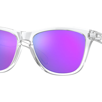 Oakley FROGSKINS OO9013 Square Sunglasses  9013H7-Polished Clear 55-139-17 - Color Map Transparent
