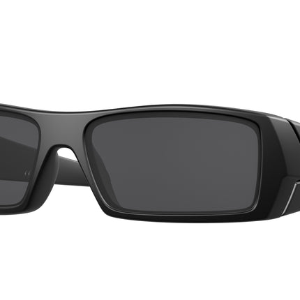 Oakley GASCAN OO9014 Rectangle Sunglasses  03-473-Matte Black 60-128-15 - Color Map Black
