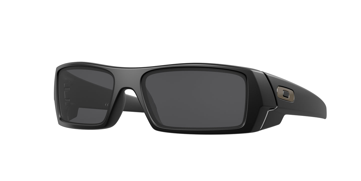 Oakley GASCAN OO9014 Rectangle Sunglasses  03-473-Matte Black 60-128-15 - Color Map Black