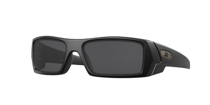 Oakley GASCAN OO9014 Rectangle Sunglasses  03-473-Matte Black 60-128-15 - Color Map Black