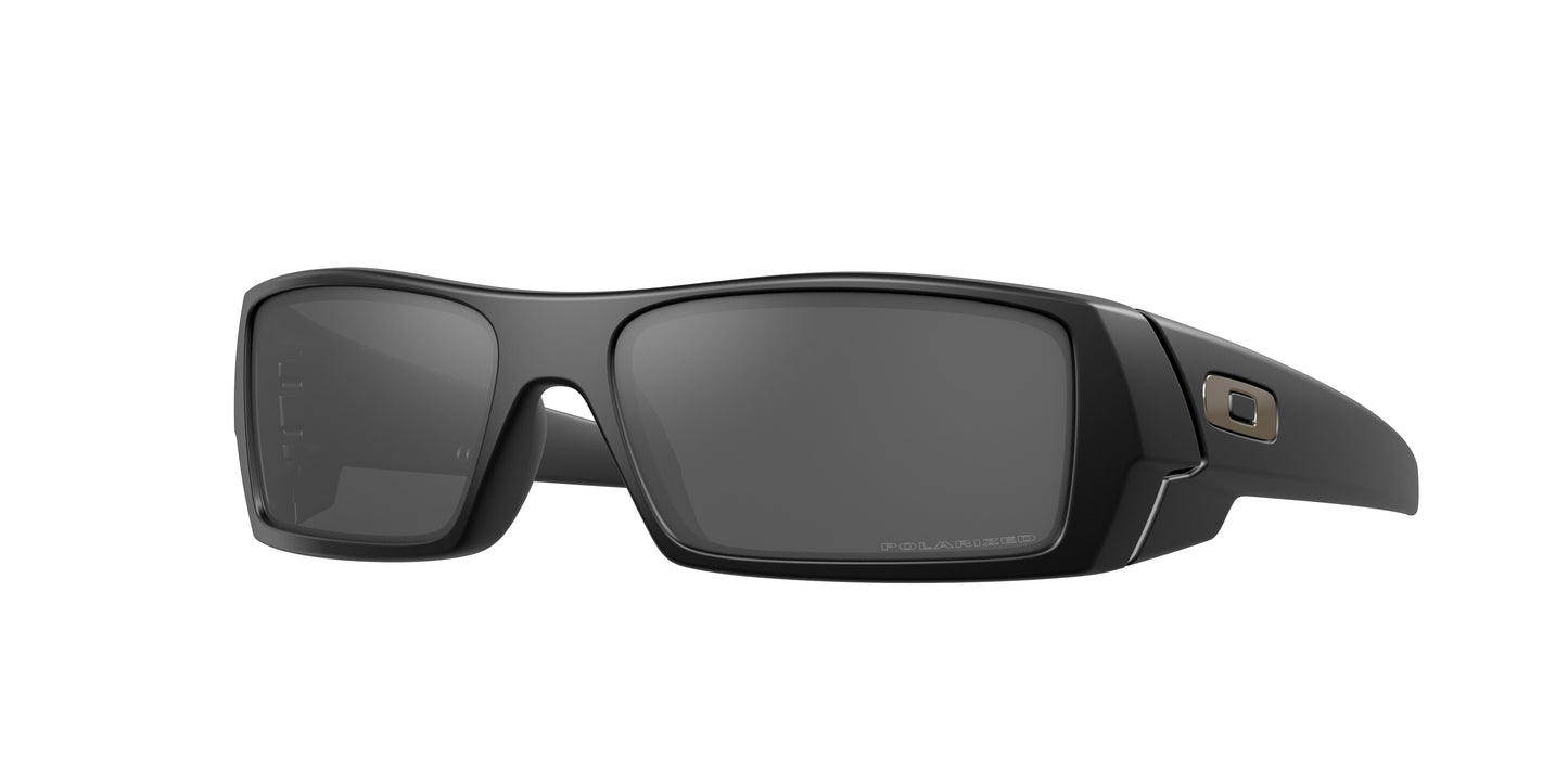 Oakley GASCAN OO9014 Rectangle Sunglasses  12-856-Matte Black 60-128-15 - Color Map Black