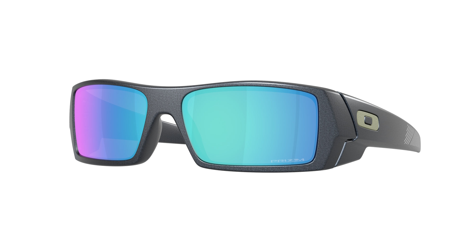 Oakley GASCAN OO9014 Rectangle Sunglasses  9014D4-Blue Steel 60-128-15 - Color Map Grey