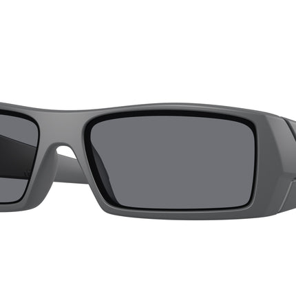 Oakley GASCAN OO9014 Rectangle Sunglasses  9014E0-Matte Carbon 60-128-15 - Color Map Grey