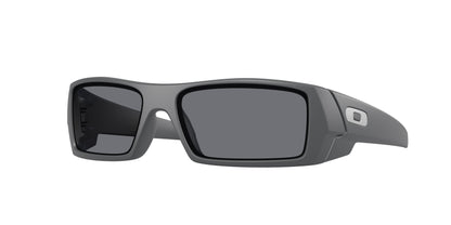 Oakley GASCAN OO9014 Rectangle Sunglasses  9014E0-Matte Carbon 60-128-15 - Color Map Grey