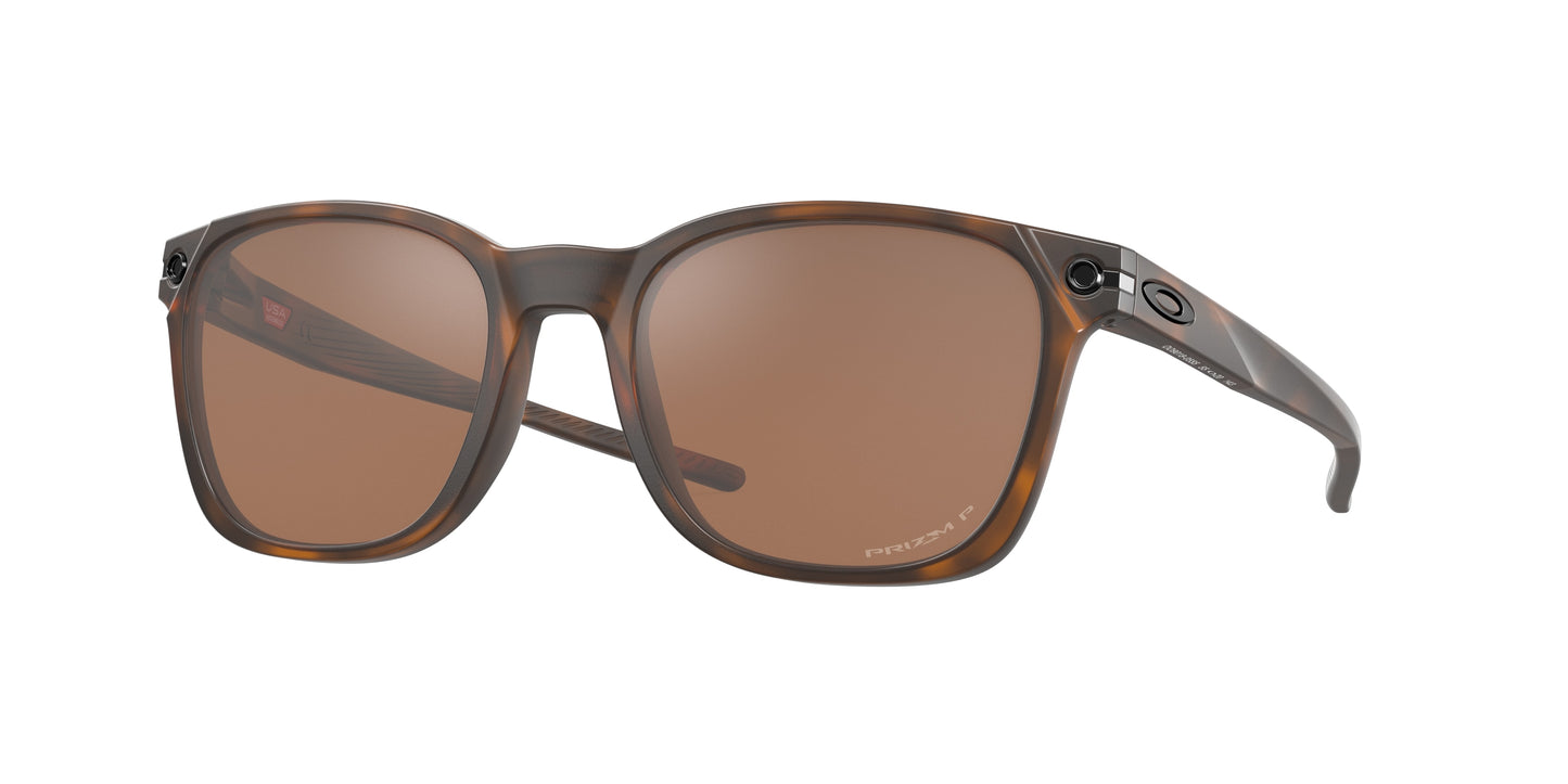 Oakley OJECTOR OO9018 Rectangle Sunglasses  901805-Matte Brown Tortoise 55-143-20 - Color Map Brown