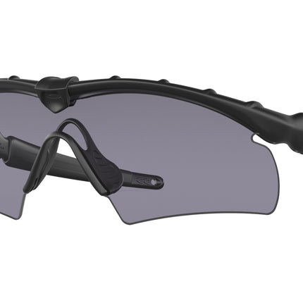 Oakley M FRAME HYBRID S OO9061 Shield Sunglasses  11-142-Black 33-132-133 - Color Map Black