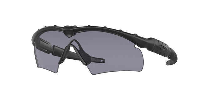 Oakley M FRAME HYBRID S OO9061 Shield Sunglasses  11-142-Black 33-132-133 - Color Map Black