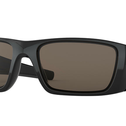 Oakley FUEL CELL OO9096 Rectangle Sunglasses  909601-Polished Black 61-130-19 - Color Map Black