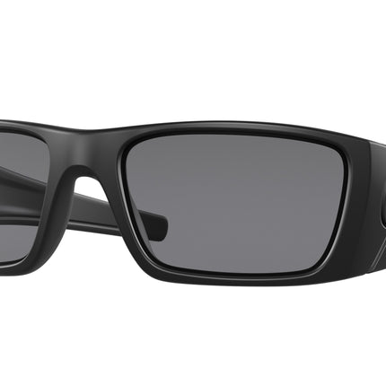 Oakley FUEL CELL OO9096 Rectangle Sunglasses  909630-Matte Black 61-130-19 - Color Map Black