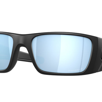 Oakley FUEL CELL OO9096 Rectangle Sunglasses  9096D8-Matte Black 61-130-19 - Color Map Black