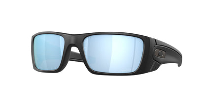 Oakley FUEL CELL OO9096 Rectangle Sunglasses  9096D8-Matte Black 61-130-19 - Color Map Black