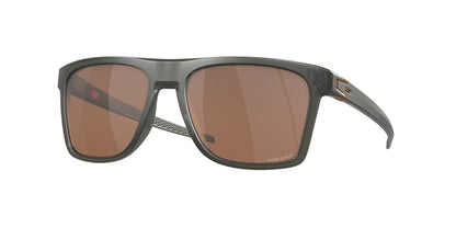 Oakley LEFFINGWELL OO9100 Rectangle Sunglasses  910002-Matte Grey Smoke 57-134-17 - Color Map Grey