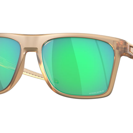 Oakley LEFFINGWELL OO9100 Rectangle Sunglasses  910003-Matte Sepia 57-134-17 - Color Map Beige