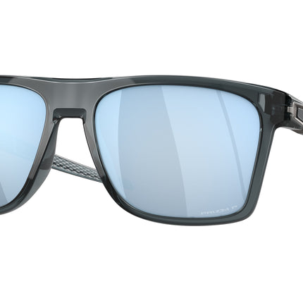 Oakley LEFFINGWELL OO9100 Rectangle Sunglasses  910005-Crystal Black 57-134-17 - Color Map Black