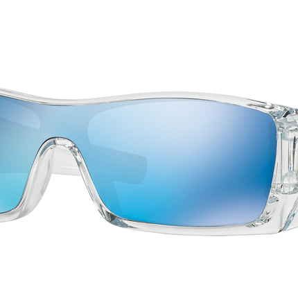 Oakley BATWOLF OO9101 Shield Sunglasses  910107-Polished Clear 127-130-127 - Color Map Transparent